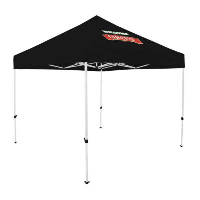 24-Hour Quick Ship Economy Plus 10' Tent Kit (Full-Color Imprint, 1 Location)