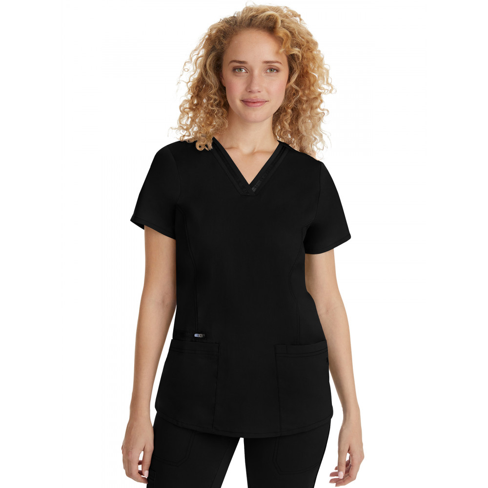 Healing Hands - HH Purple Label - Women's 3-Pocket Jasmin Ribbon Trim Top Healing Hands - HH Purple Label - Women's 3-Pocket Jasmin Ribbon Trim Top