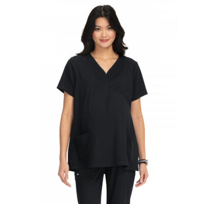 koi - Next Gen - Women's Two-Pocket Maternity Onboard Top