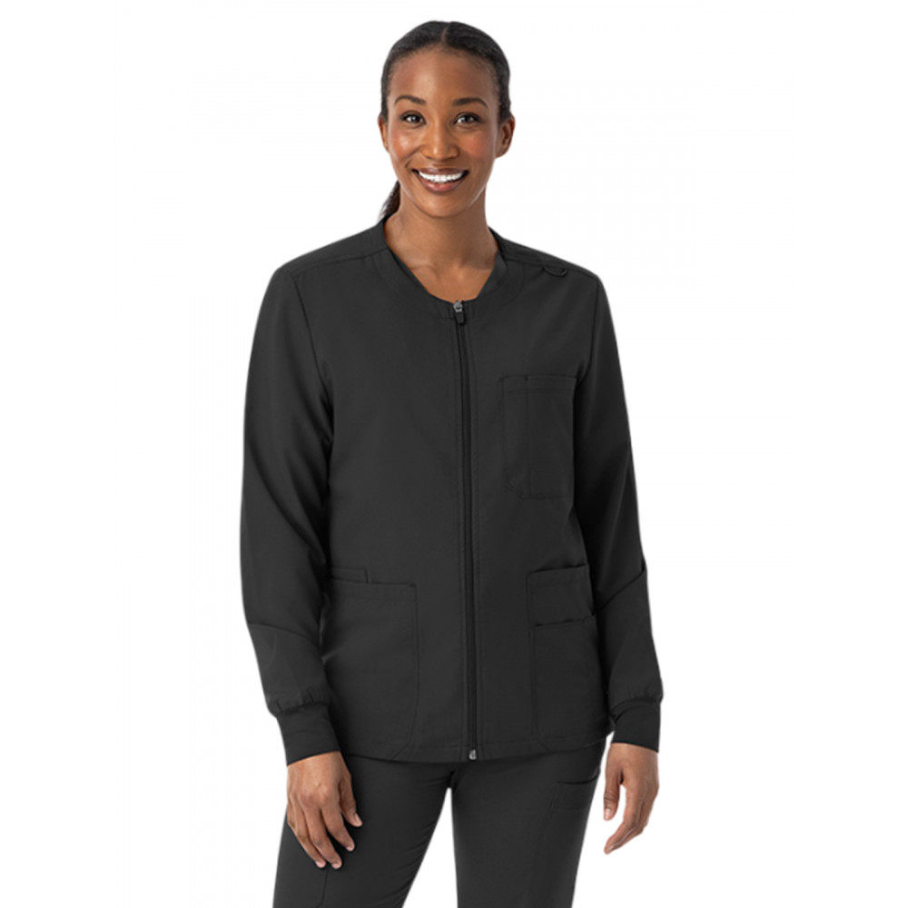 ScrubJoy Fit-4-All - Unisex 7-Pocket Scrub Jacket