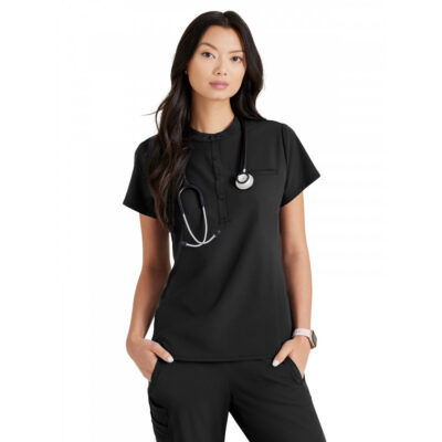Barco Unify - Women's One-Pocket Henley Style Mission Scrub Top
