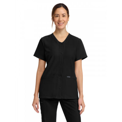 Cherokee - WW Originals Ultra - Women's 2-Pocket Snap-Front Top
