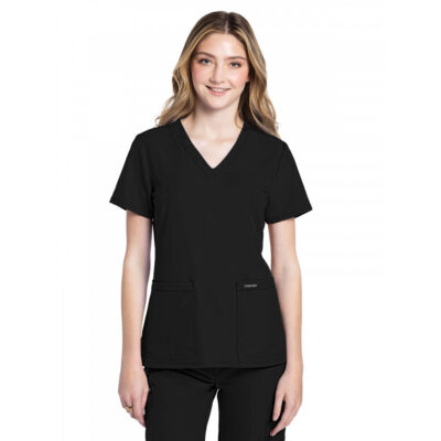 Cherokee - WW Originals Ultra - Women's 2-Pocket V-Neck Top