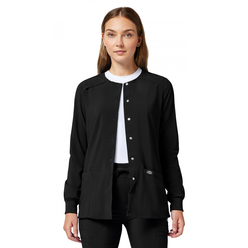 Dickies Medical - EDS Essentials - Women's 2-Pocket Snap Front Jacket