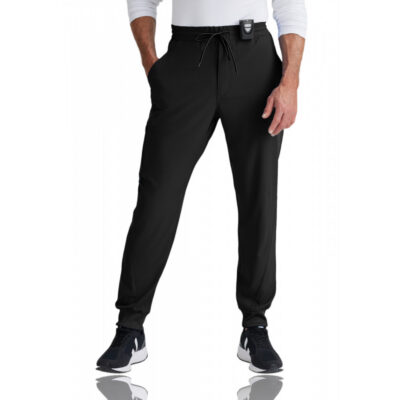 Barco One - Men's Six-Pocket Drawcord Waist Vortex Jogger Scrub Pant