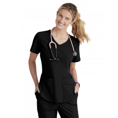 Skechers - Women's Three-Pocket Curved V-Neck Breeze Scrub Top