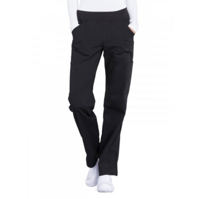 Cherokee - Workwear Professionals - Mid Rise Straight Leg Pull-on Cargo Pant