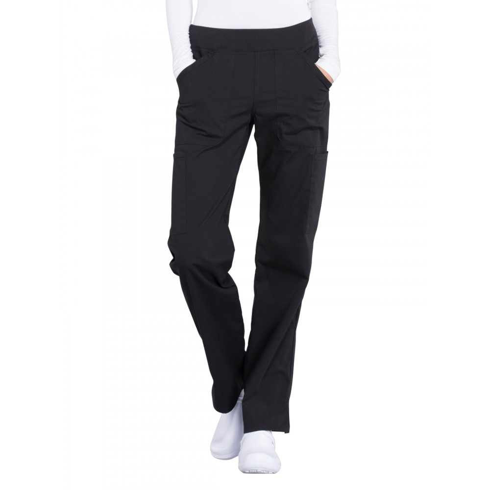 Cherokee - Workwear Professionals - Mid Rise Straight Leg Pull-on Cargo Pant Cherokee - Workwear Professionals - Mid Rise Straight Leg Pull-on Cargo Pant