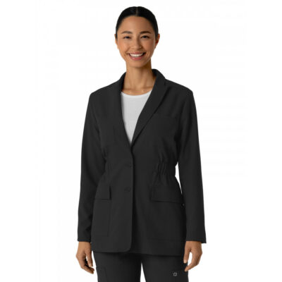 Wink Layers - Women's Blazer Short Lab Coat