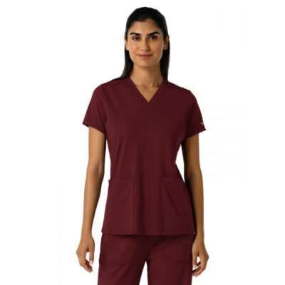Wink - Renew Knit - Women's Two-Pocket V-Neck Scrub Top