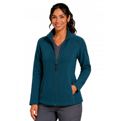 Parkley - Perfect Fleece - Women's Two-Pocket Bonded Fleece Full Zip Jacket