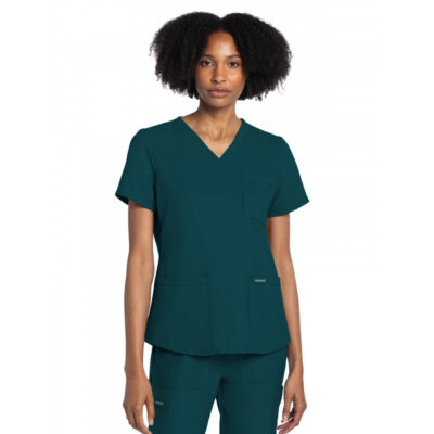 Cherokee - WW Originals Ultra - Women's 3-Pocket V-Neck Top