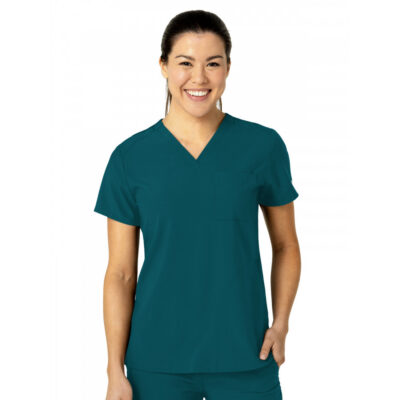 Wink - W123 - Women's Three-Pocket Flex-N-Reach V-Neck Top