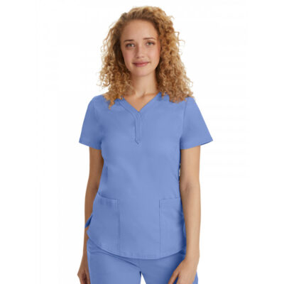 Healing Hands - HH Purple Label - Women's 2-Pocket Jane Triple-Needle Stitching Top