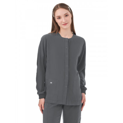 Parkley Quantum - Women's Two-Pocket CELESTE Snap Front Jacket