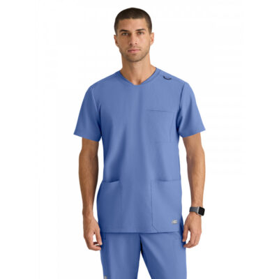 Skechers - Men's Three-Pocket Round Neck Thesis Scrub Top