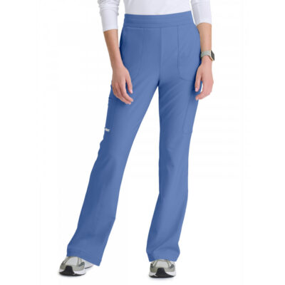 Grey's Anatomy Evolve Stretch - Women's Six Pocket Drawstring Sky Scrub Pant