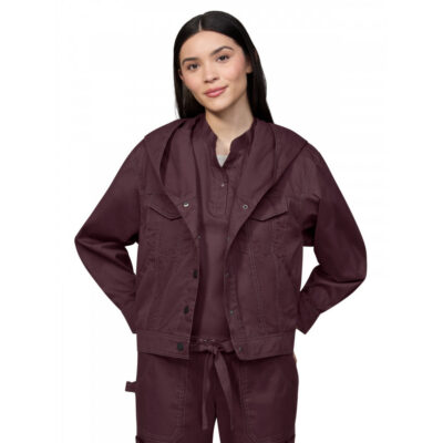 koi- Classics - Women's Four-Pocket Nyra Cognac Jacket