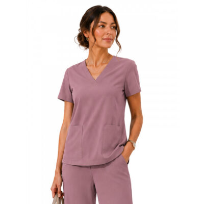 Parkley - Terra - Women's Four-Pocket Cloud V-Neck Scrub Top