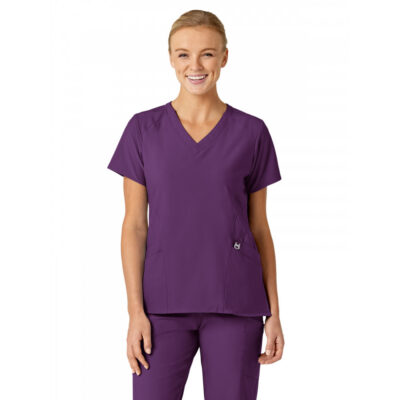 Wink - W123 - Women's Five-Pocket Stylized V-Neck Top