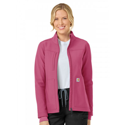 Carhartt Scrubs - Rugged Flex Peak - Women's Three-Pocket Bonded Fleece Jacket