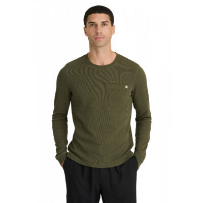 Grey's Anatomy Evolve Stretch - Men's One-Pocket Nomad Waffle Knit Top