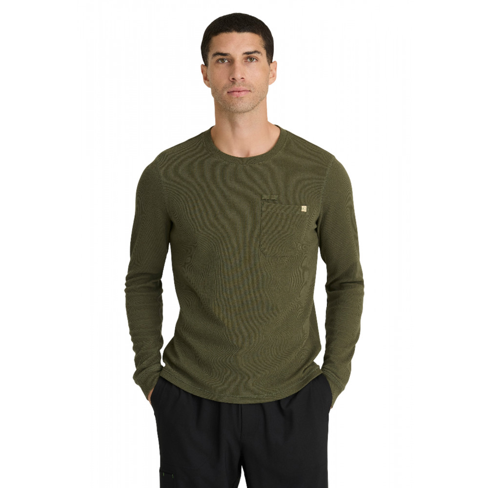 Grey's Anatomy Evolve Stretch - Men's One-Pocket Nomad Waffle Knit Top Grey's Anatomy Evolve Stretch - Men's One-Pocket Nomad Waffle Knit Top