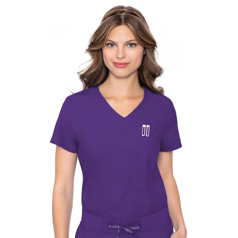 Med Couture - MC Insight - Women's 1-Pocket Tuck In Top