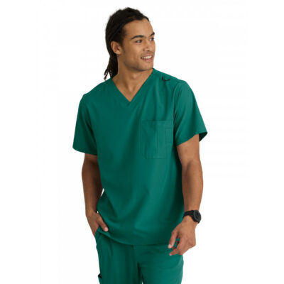 Skechers - Men's One-Pocket V-Neck Structure Scrub Top