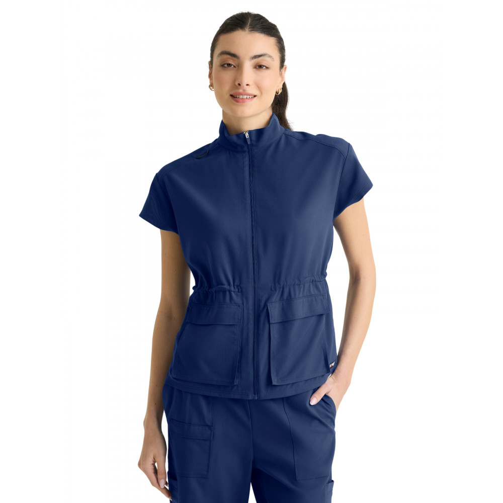 Grey's Anatomy Spandex Stretch - Women's Two-Pocket Nina Top Grey's Anatomy Spandex Stretch - Women's Two-Pocket Nina Top
