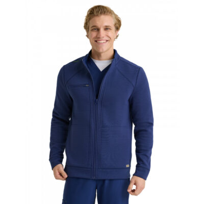 Grey's Anatomy Evolve Stretch - Men's Five-Pocket Waffle Knit Ron Jacket