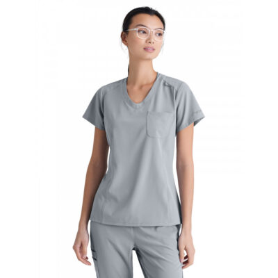 Skechers - Women's One-Pocket V-Neck Dignity Tuck-In Scrub Top