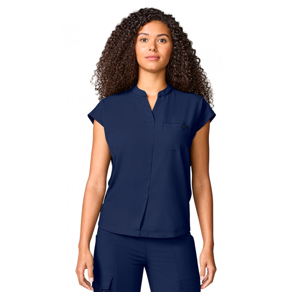 Healing Hands - HH Quest - Women's 1-Pocket Mandarin Collar Top