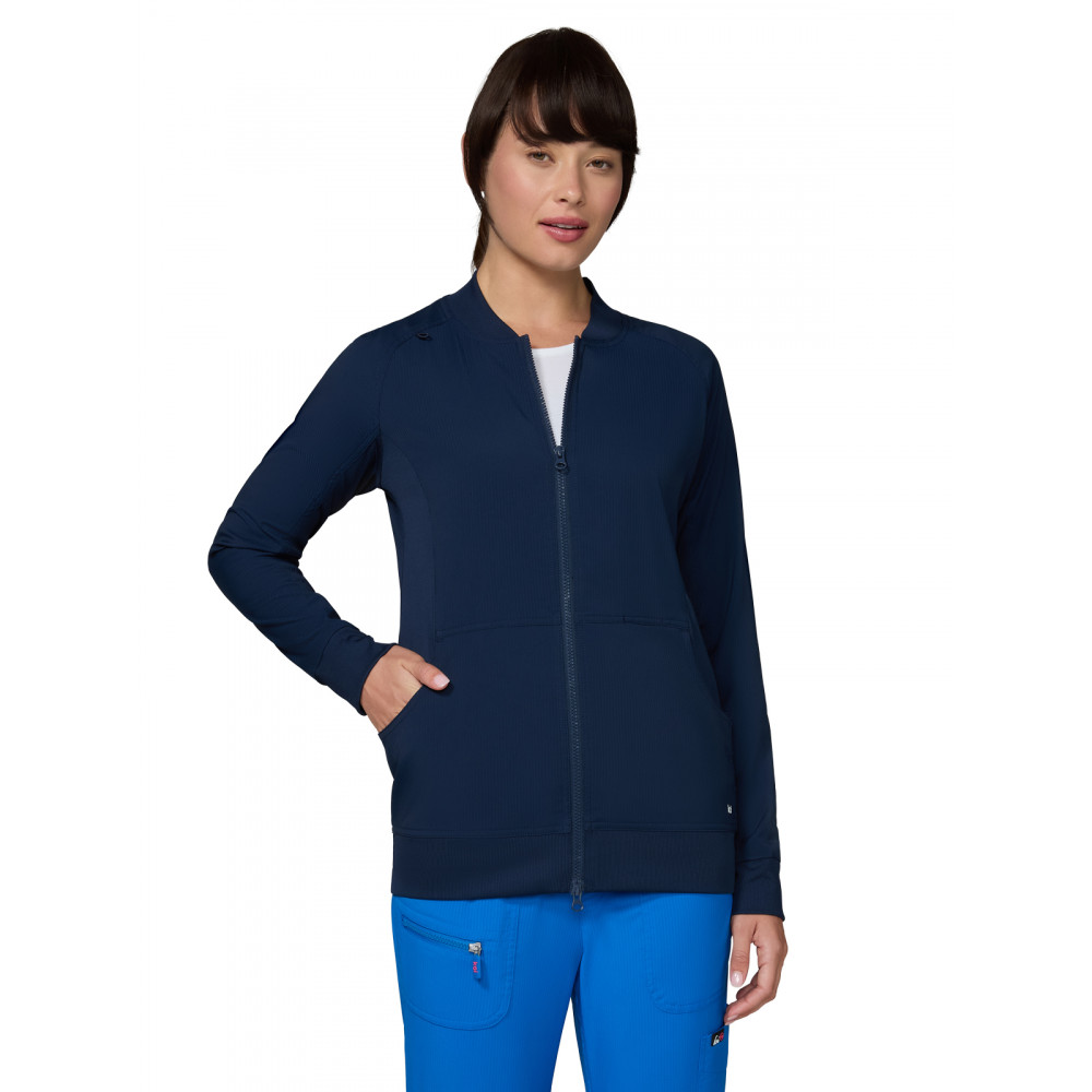 koi- Essentials - Women's Four-Pocket Zipper-Front Scrub Jacket koi- Essentials - Women's Four-Pocket Zipper-Front Scrub Jacket