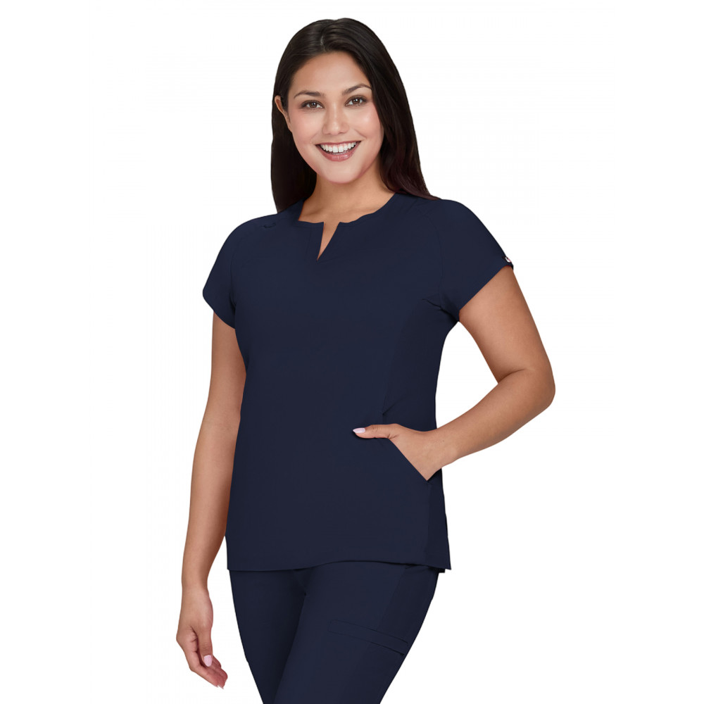 koi - Lite - Women's Two-Pocket Split V-Neck Scrub Top koi - Lite - Women's Two-Pocket Split V-Neck Scrub Top