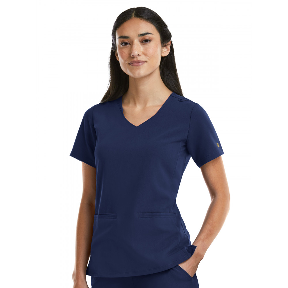 Maevn - Matrix Pro - Women's Two-Pocket Curved V-Neck Top Maevn - Matrix Pro - Women's Two-Pocket Curved V-Neck Top