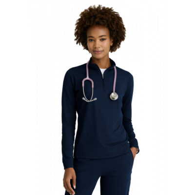 Skechers Slip-Ins - Women's Mock Neck Long Sleeve Atlas Scrub Top