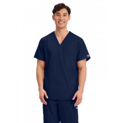 Cherokee - Workwear Originals - Unisex 3-Pocket V-Neck Top