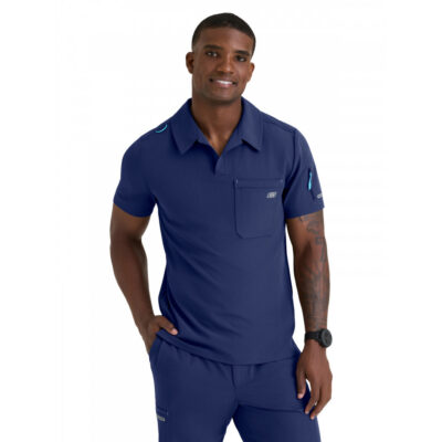 Skechers - Men's Three Pocket Y-Neck Merit Scrub Top