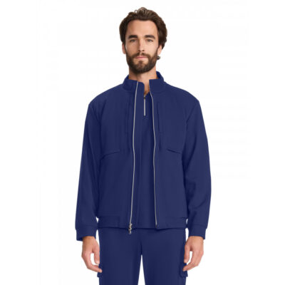 Medelita Scrubs - Men's 6-Pocket Ponte Track Jacket