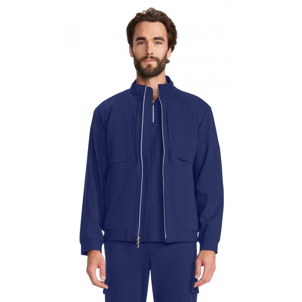 Medelita Scrubs - Men's 6-Pocket Ponte Track Jacket Medelita Scrubs - Men's 6-Pocket Ponte Track Jacket
