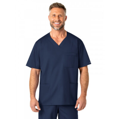 Wink - WORK - Men's Four-Pocket Modified V-Neck Top