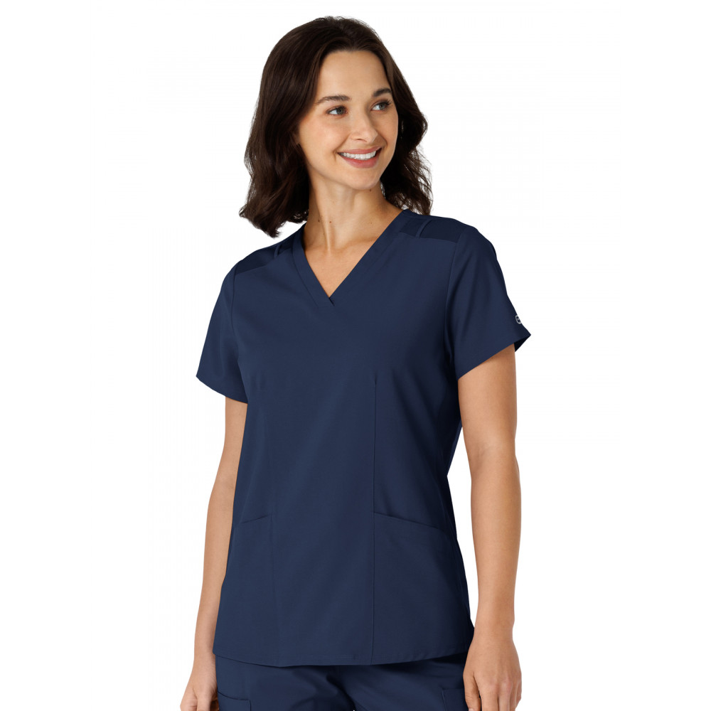 Wink - W123 - Women's Flex-n-Reach Side Panel V-Neck Top Wink - W123 - Women's Flex-n-Reach Side Panel V-Neck Top