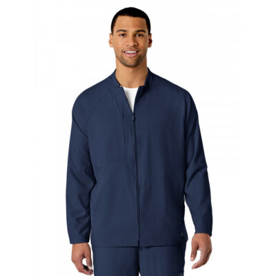 Wink - W123 - Men's Three-Pocket Zip-Front Warm-Up Jacket