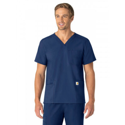 Carhartt Scrubs - Force Essentials - Unisex Seven-Pocket Modern Fit V-Neck Top