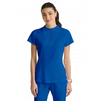 Grey's Anatomy Spandex Stretch - Women's Two Pocket Y-Neck Kristi Scrub Top