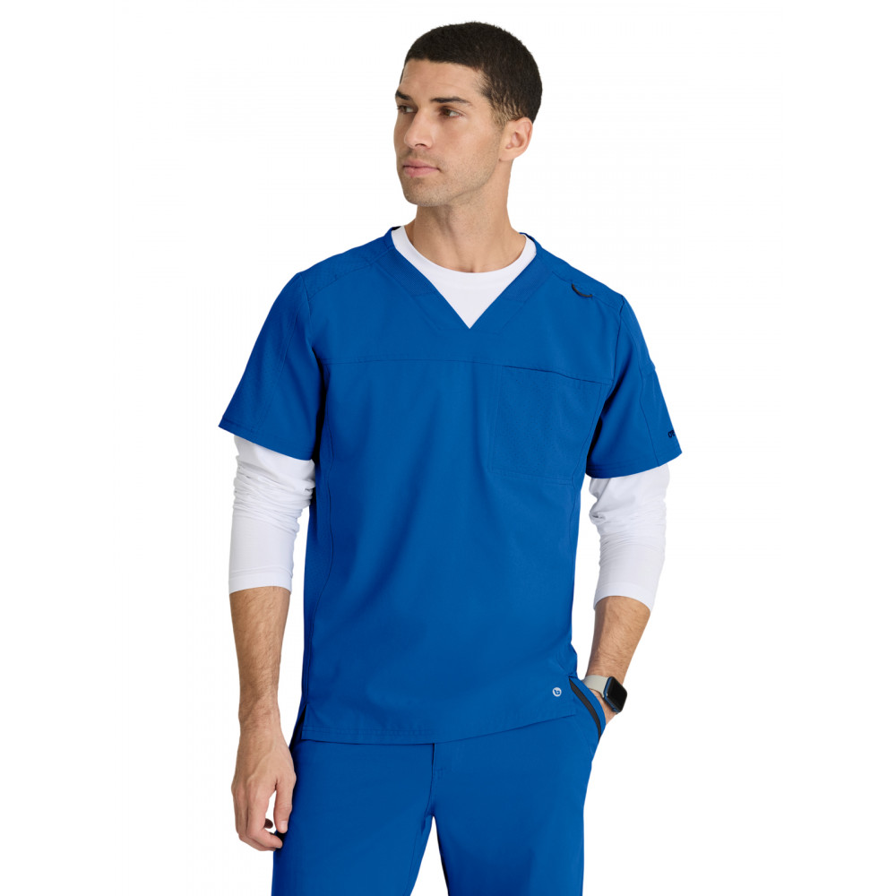 Barco One - Men's Two-Pocket V-Neck Velocity Scrub Top Barco One - Men's Two-Pocket V-Neck Velocity Scrub Top