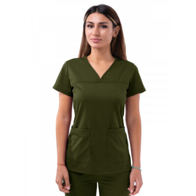 Adar - Pro - Women's V-Neck Sweetheart Top