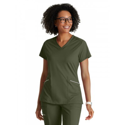Barco One Performance Knit - Women's Two-Pocket V-Neck Victory Scrub Top