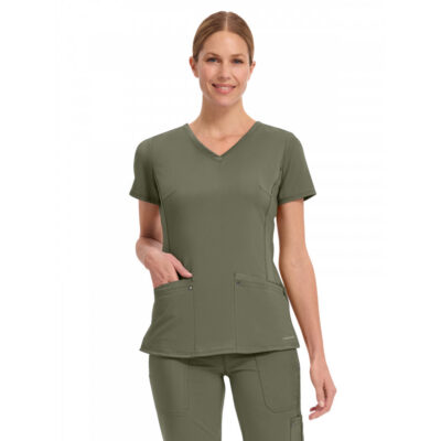 Healing Hands - HH Purple Label - Women's 2-Pocket Juliet Stylish V-Neck Top